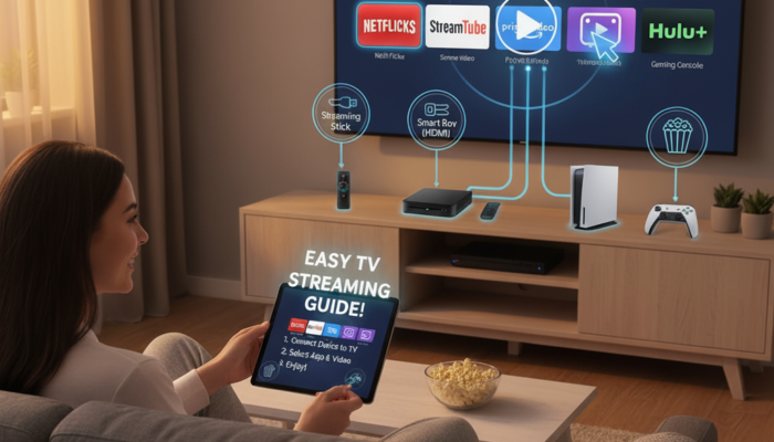 An easy guide to watching online videos on TV